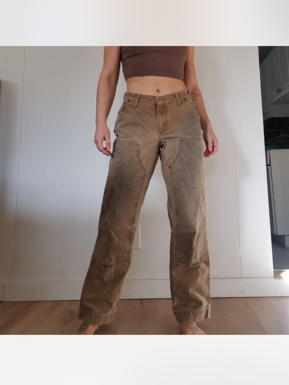 Carhartt Tan Workwear Carpenter Pants